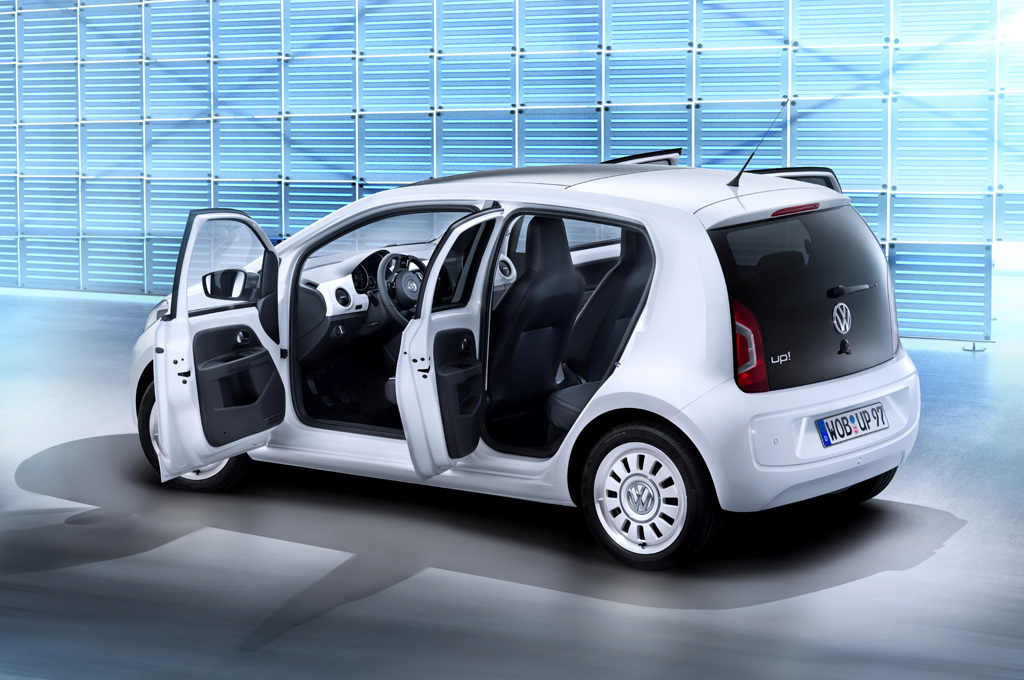 Volkswagen up! med fem døre.
(Foto: VW)